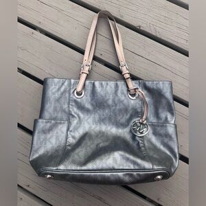 Michael Kors Metallic Tote Bag